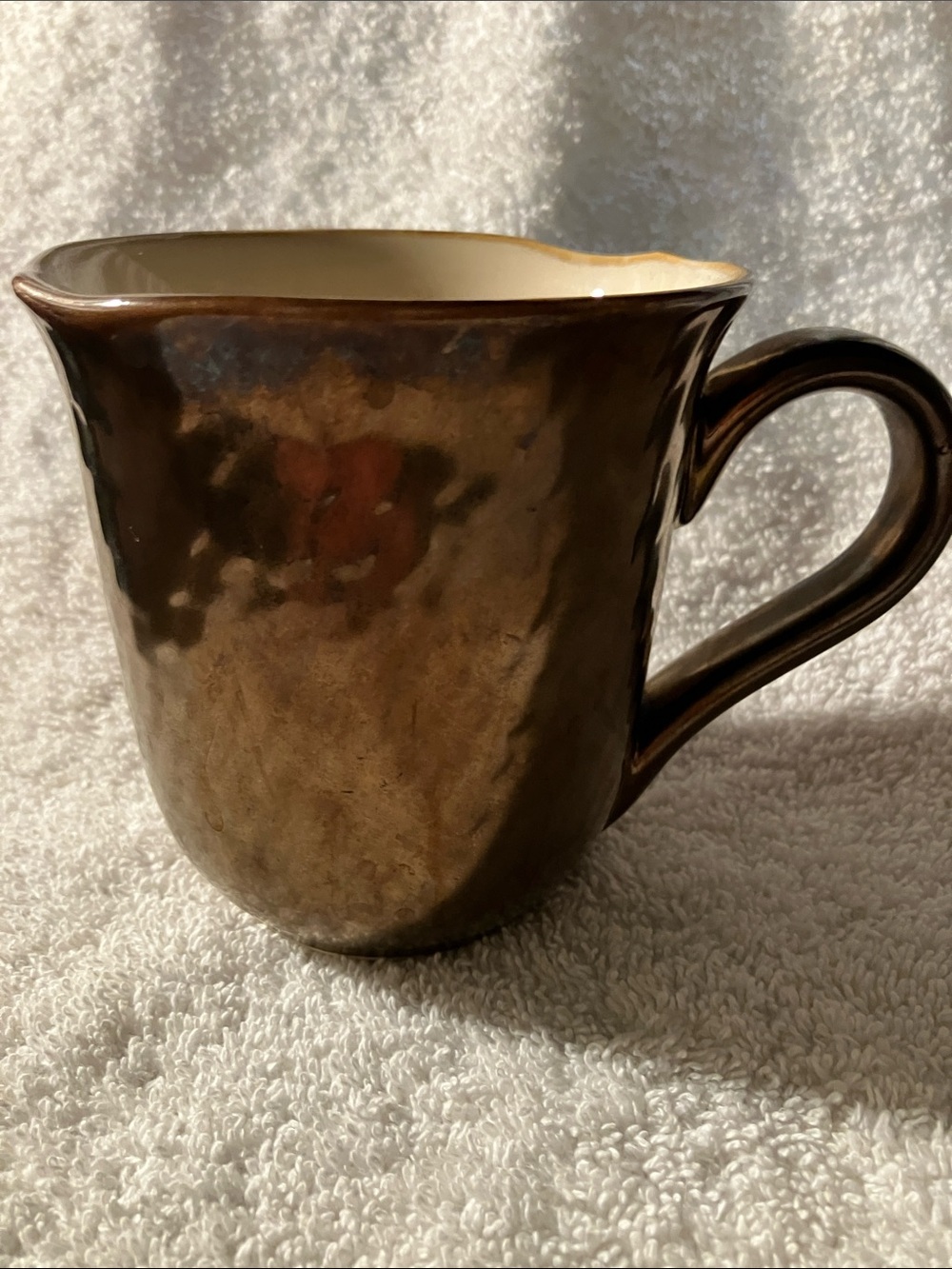 Pier 1 Metallic Bronze Mug